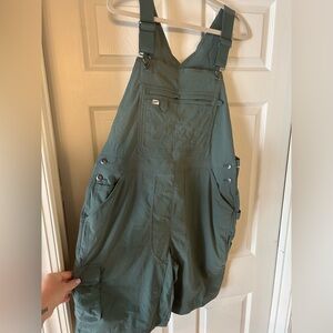 Duluth Trading Co Women's Green Gardening Overalls